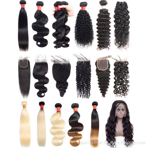 Unprocessed Wholesale Cuticle Aligned Raw Virgin Hair Bundles Vendors Natural Color 10A Grade Brazilian Human Hair Extension